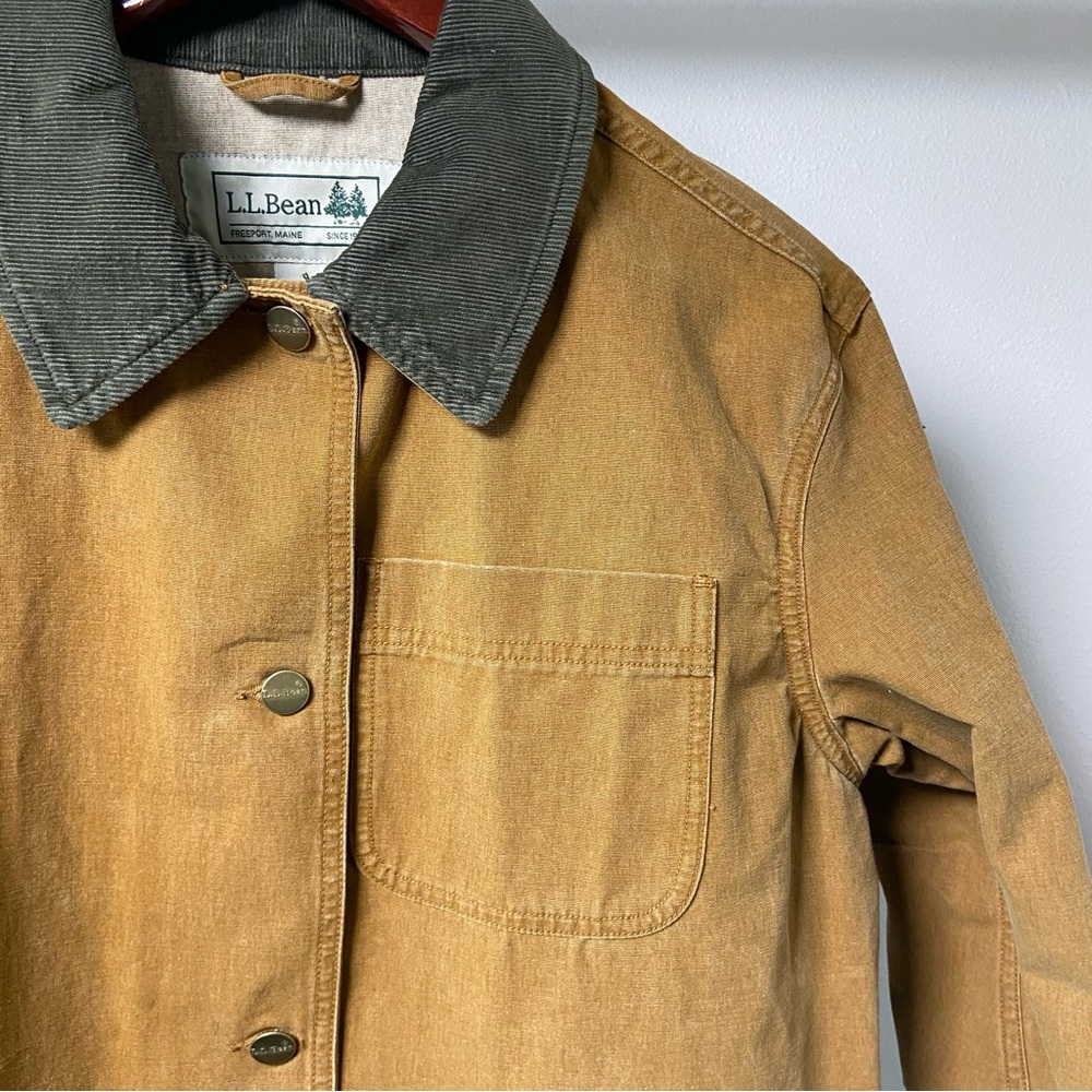 L.L.Bean Vintage Canvas Chore Coat - Picture 7 of 8